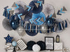Brave Blues with Balloons - 60Hx80W - BS  