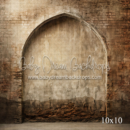 Brick Textured Arch LIGHT LEFT (VR)