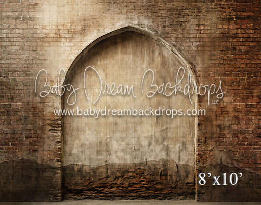 Brick Textured Arch LIGHT LEFT (VR)