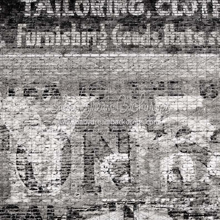 X Drop brick mural generic cc