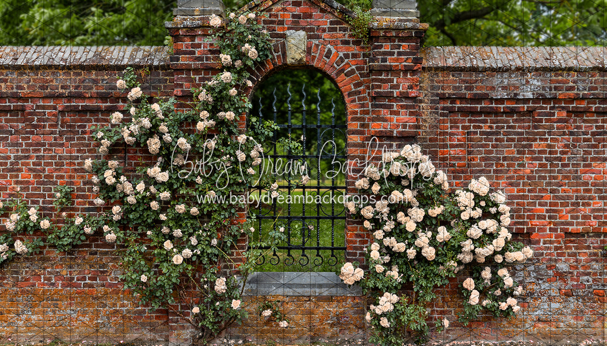 Brick of Climbing Blooms (CC)