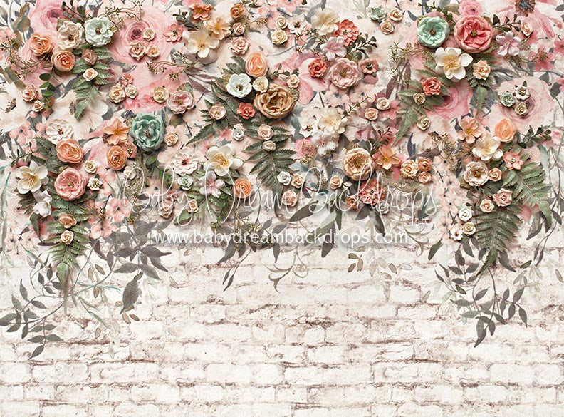 Brick in Bloom - 6x8 - CC