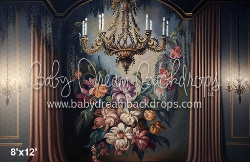 Bronze Chandelier Floral Wall (MD)