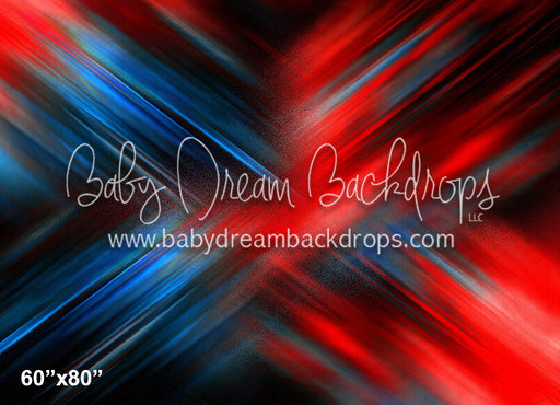 Brushed X Red and Blue (CC)