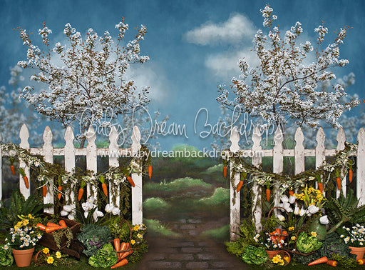 Bunny Garden Trail with Trees - 60x80 - JA (Matte Fleece)