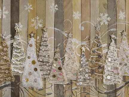 Burlap and Buttons Blizzard- 60Hx80W -SS