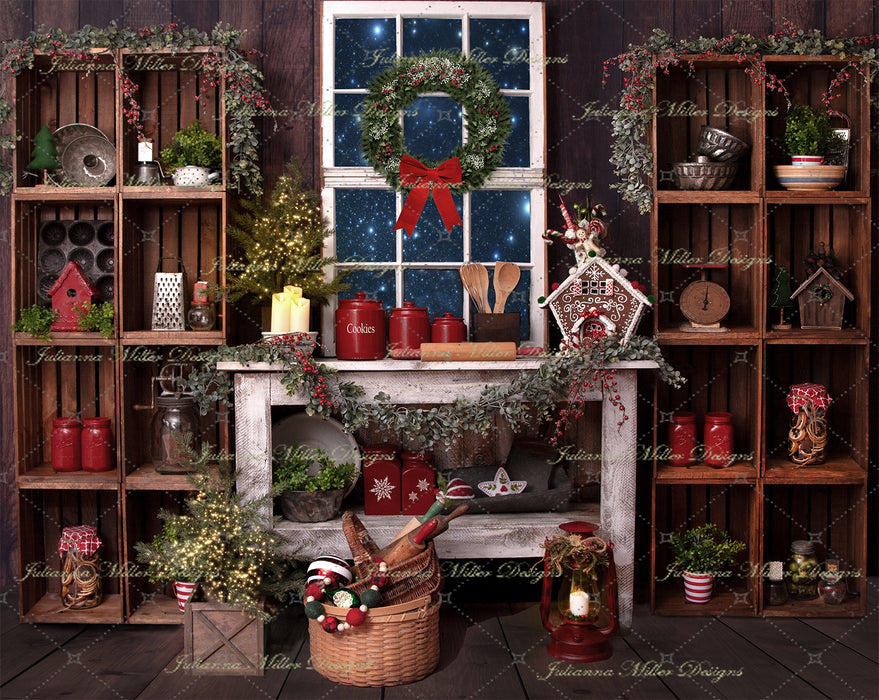 Cabin Kitchen Christmas