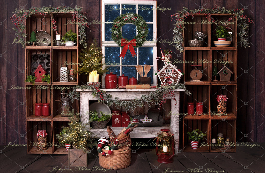 Cabin Kitchen Christmas