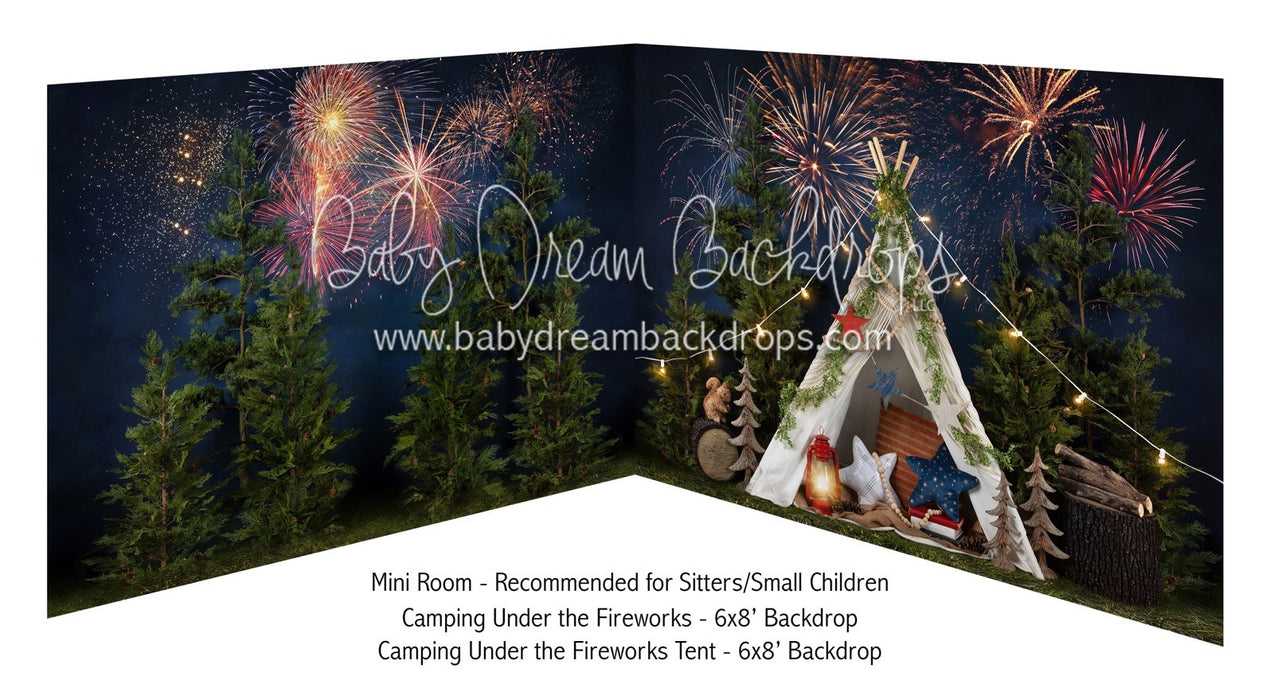 Camping Under the Fireworks and Camping Under the Fireworks Tent