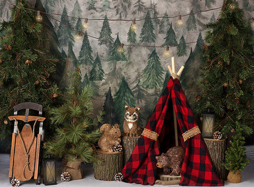 Campout Friends Winter - 60Hx80W - BS  