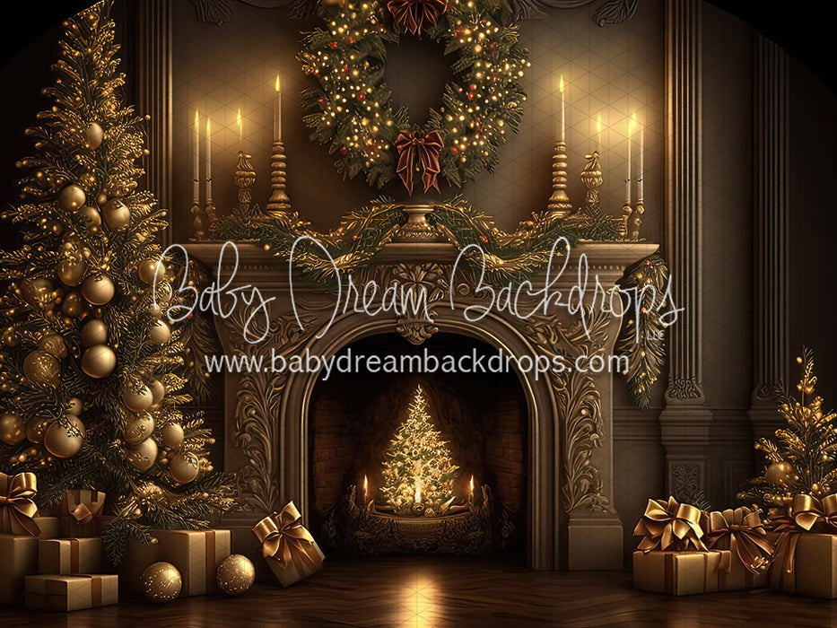 Candelit Christmas Mantle (BD)