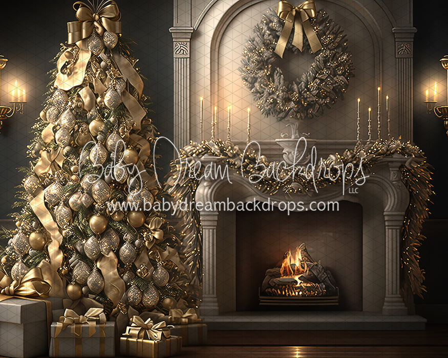 Candlelight Christmas Mantle (BD)