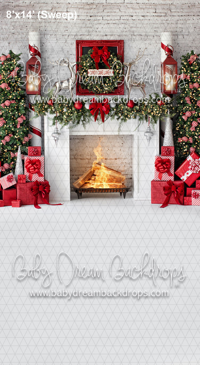 Sweeps Candy Cane Lane (VR) – Baby Dream Backdrops