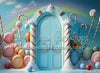 Candyland Swirls Doorway with Rainbow (MD)