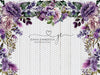 Cascading Purple Floral (JE)
