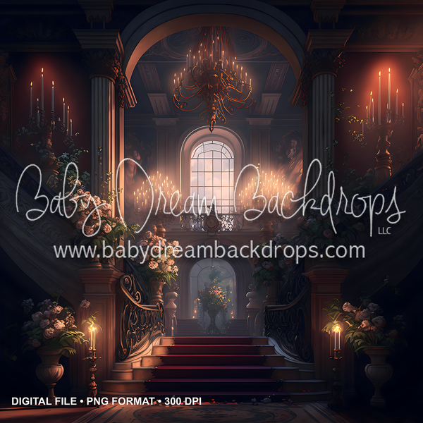Castle Grand Staircase Digital Download