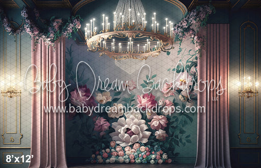 Chandelier Floral Wall (MD)