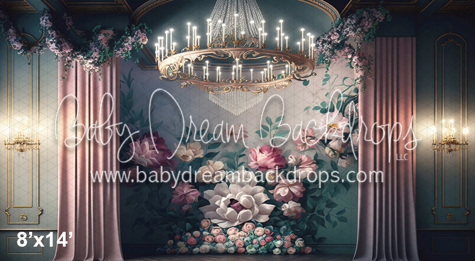 Chandelier Floral Wall (MD)