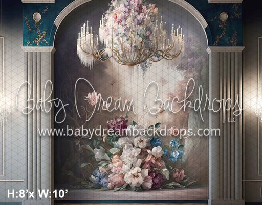 Chandelier Flower Wall (MD)