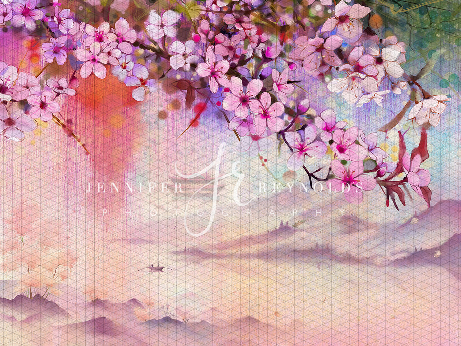 Cherry Blossom Landscape