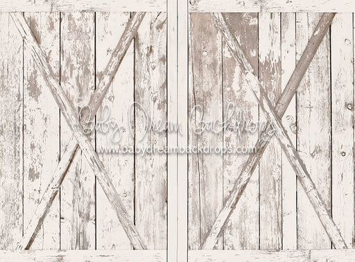 Chic Farm Doors - 6x8 - CC  