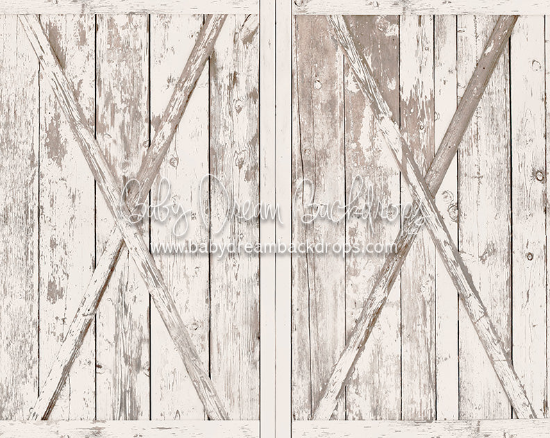 X Drop chic farm doors