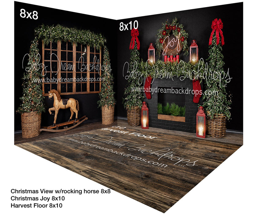 Christmas Joy with Rocking Horse Room