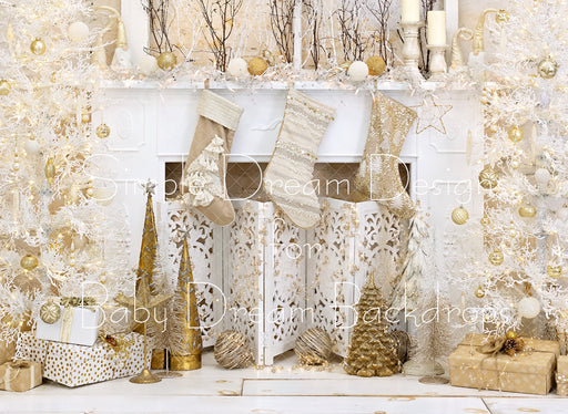 Christmas Brick And Gold