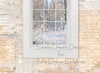 Christmas Brick Window
