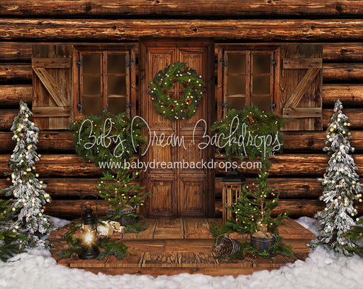 Christmas Cabin Welcome Lights