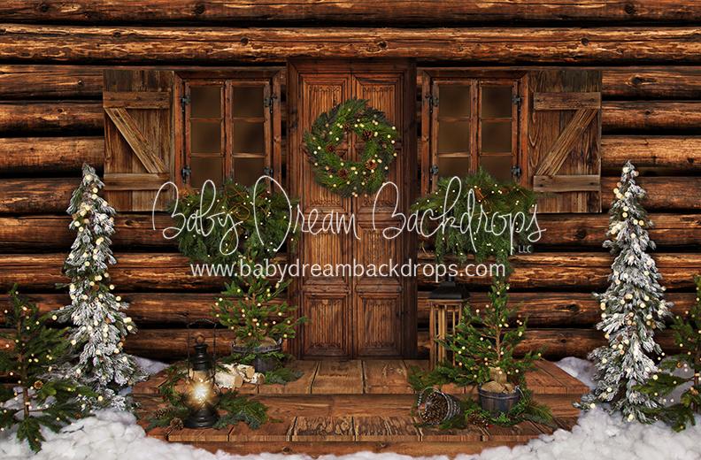 Christmas Cabin Welcome Lights