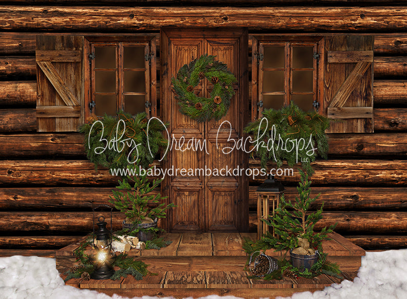 Christmas Cabin (No Trees) 