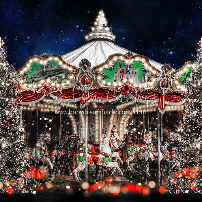 X Drop christmas carousel