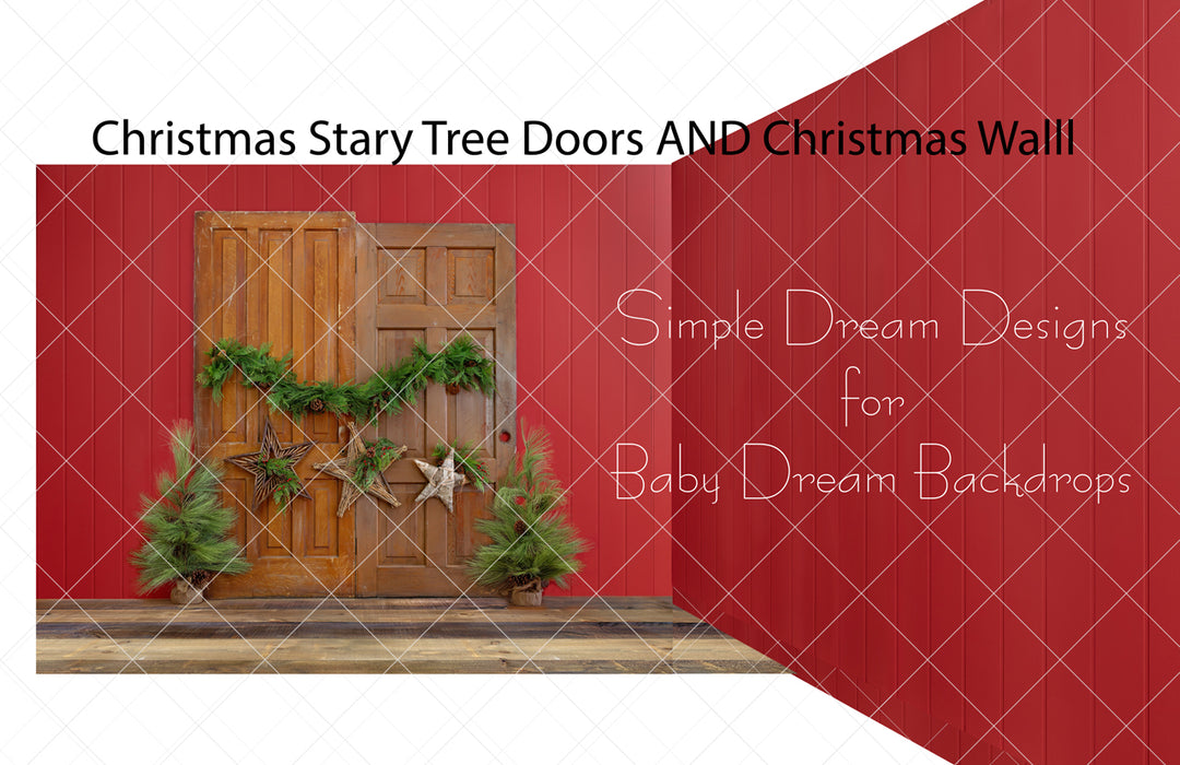 Christmas Stary Tree Doors