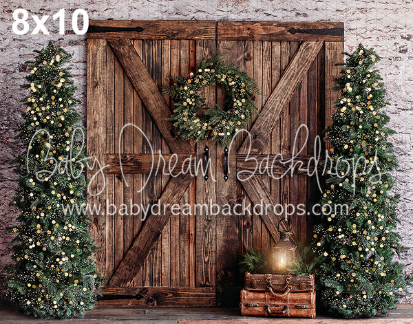 Christmas Travel Barn Doors