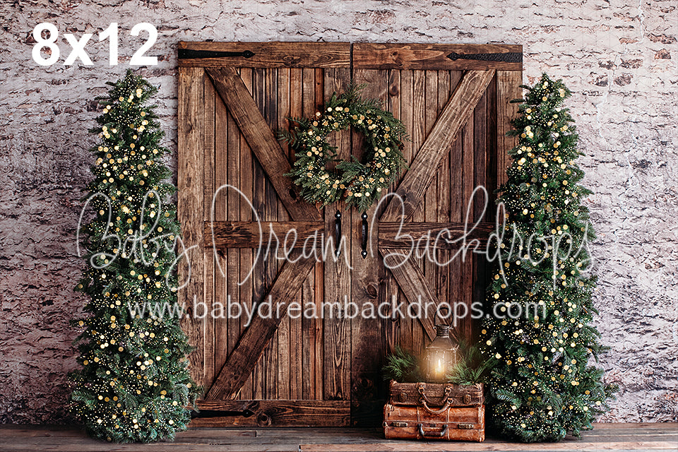 Christmas Travel Barn Doors