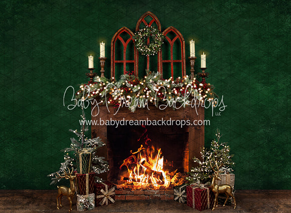 Christmas at Home Fireplace (JA)