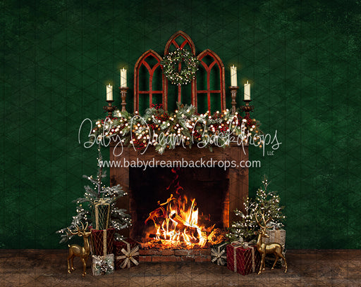 Christmas at Home Fireplace (JA)