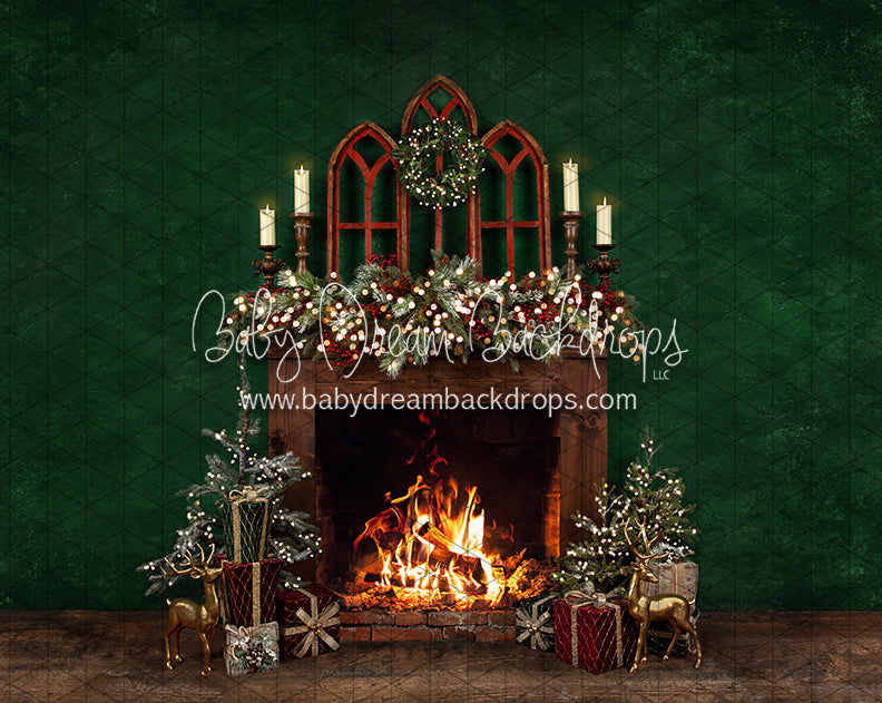 Christmas at Home Fireplace (JA)