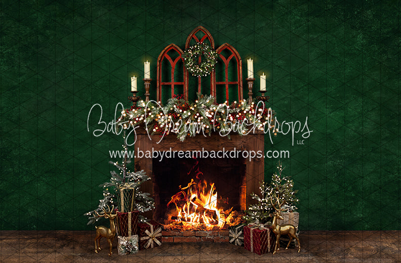 Christmas at Home Fireplace (JA)