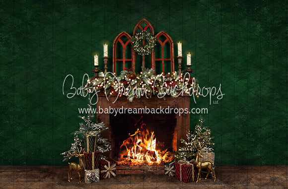 Christmas at Home Fireplace (JA)