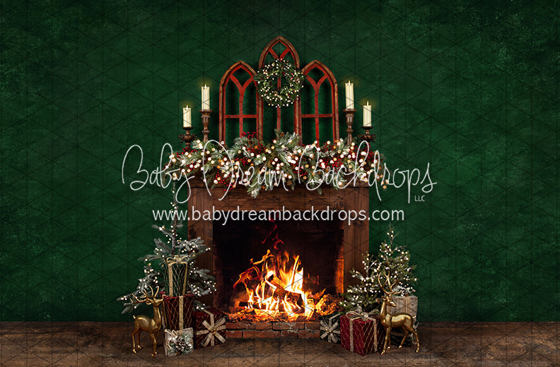 Christmas at Home Fireplace (JA)