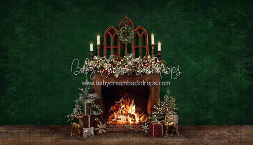 Christmas at Home Fireplace (JA)