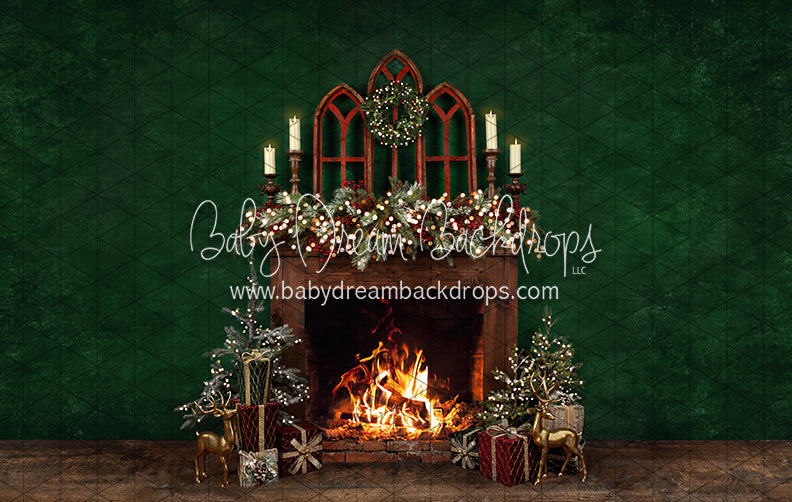 Christmas at Home Fireplace (JA)