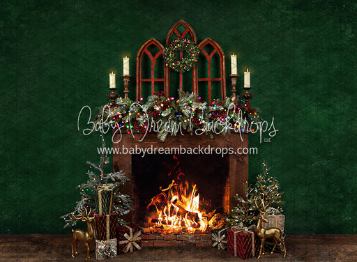 Christmas at Home Fireplace Colors (JA)