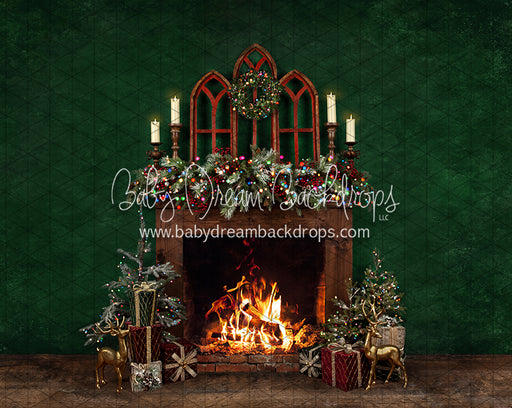 Christmas at Home Fireplace Colors (JA)