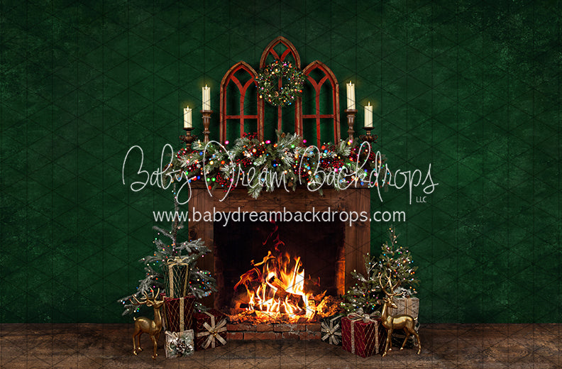 Christmas at Home Fireplace Colors (JA)