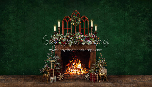 Christmas at Home Fireplace Colors (JA)