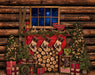 Christmas Lodge Backdrop - JA