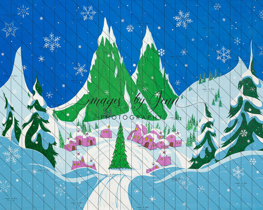 Christmasville Hand Painted Drop